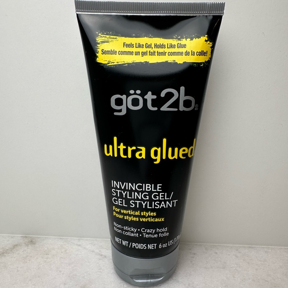 Got2b Ultra Glued Invincible Styling Hair Gel, 6 oz